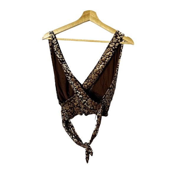 Cheetah NWOT Sedona Plunge Velvet Top - Picture 5 of 7